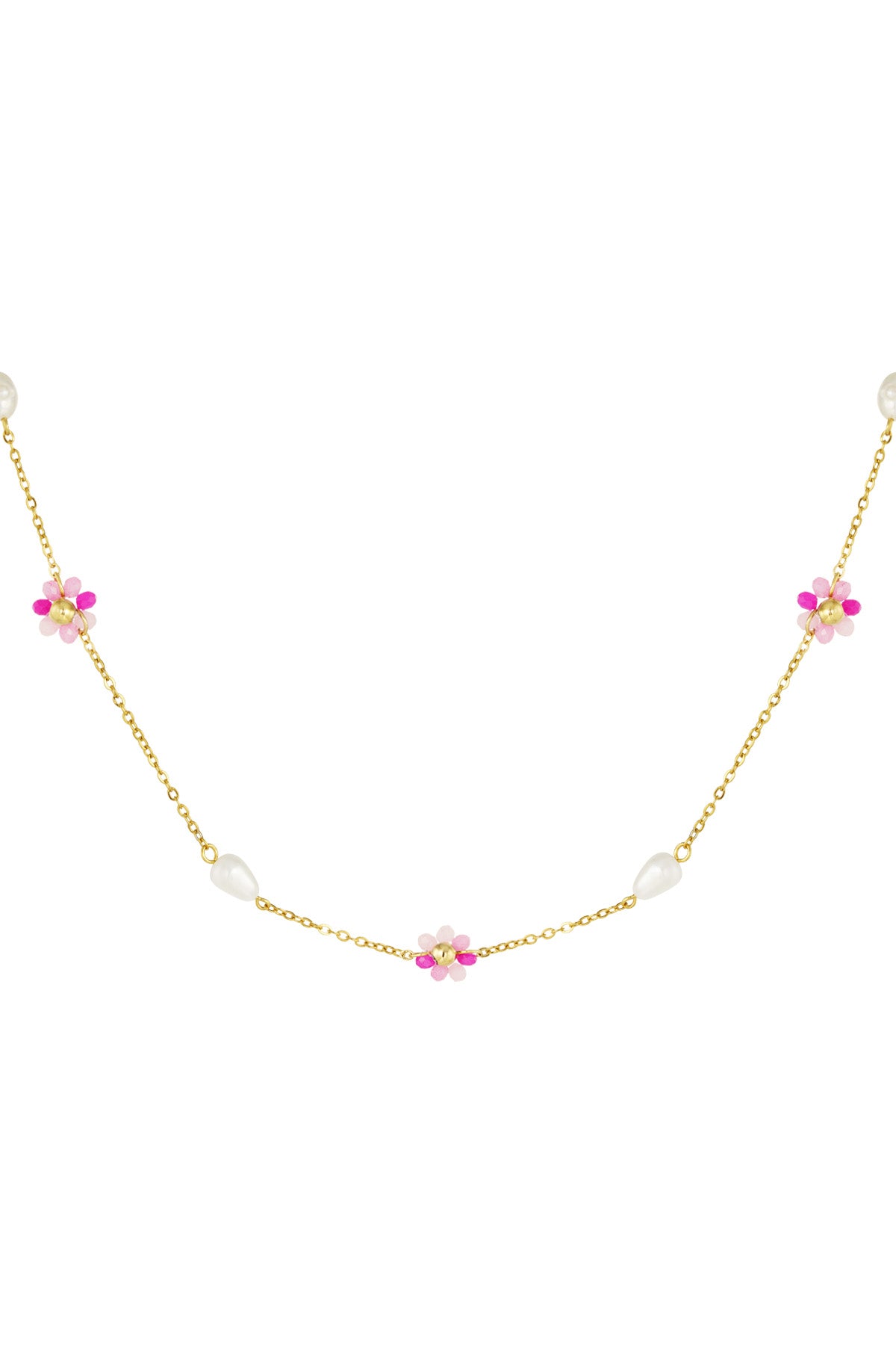 Halskette „floral“ Gold