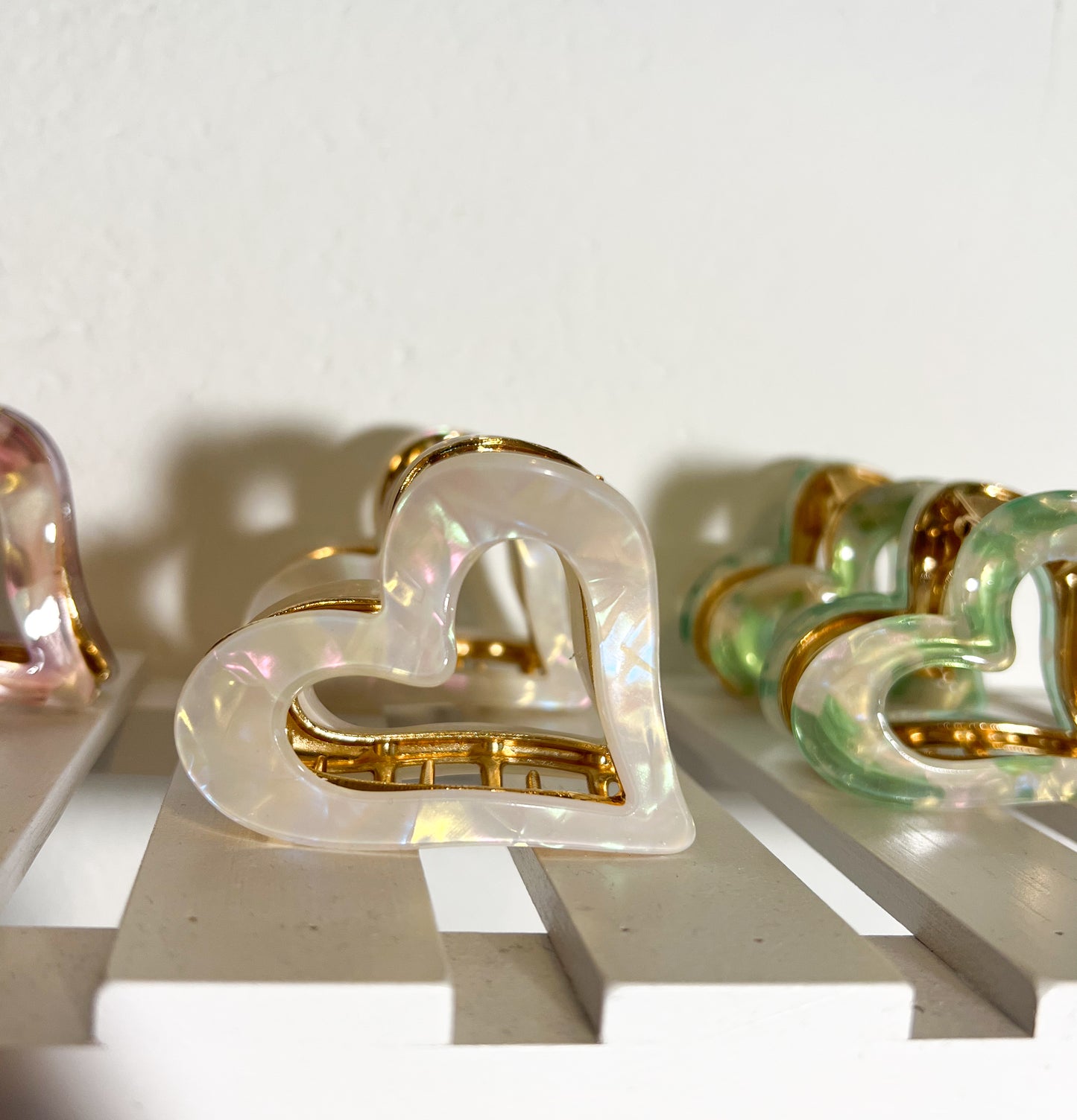 Haarklammer „golden heart“