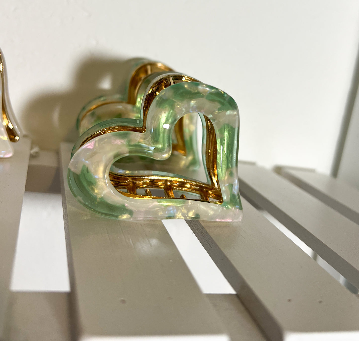 Haarklammer „golden heart“