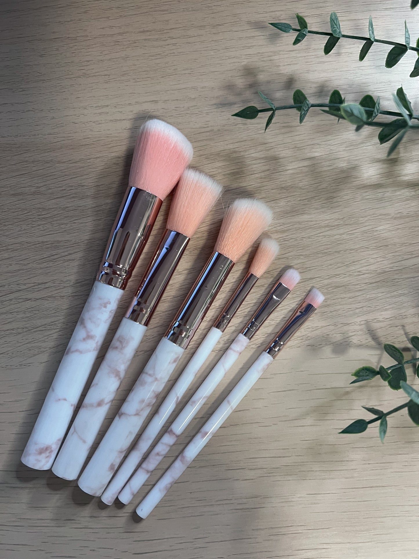 Make-up Pinselset „Marmor“