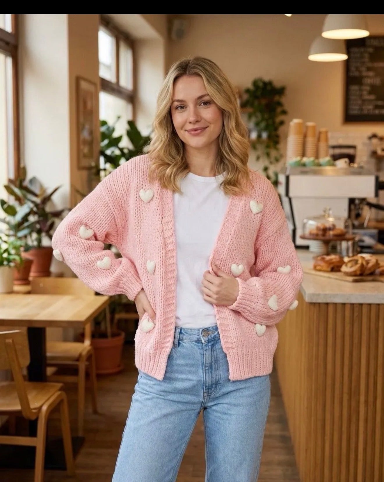 Cardigan „Heart Glow“