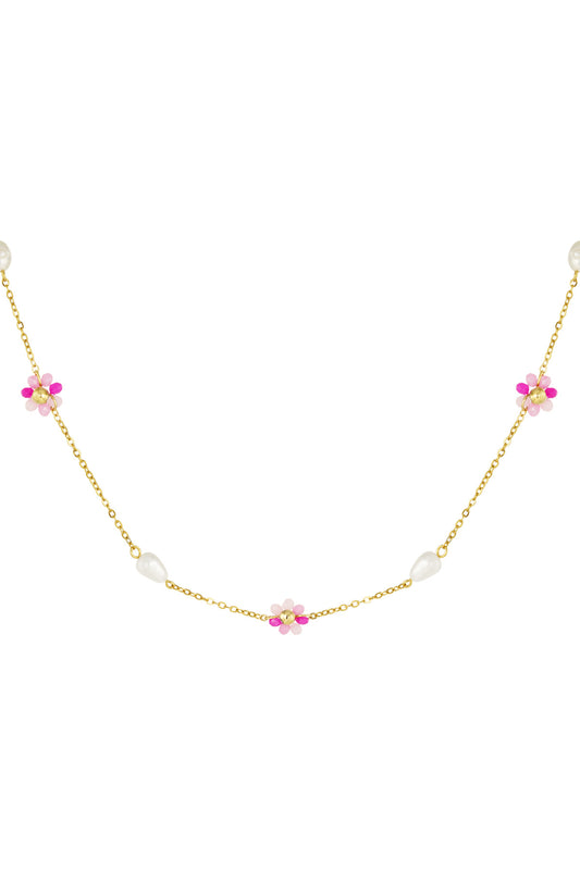 Halskette „floral“ Gold