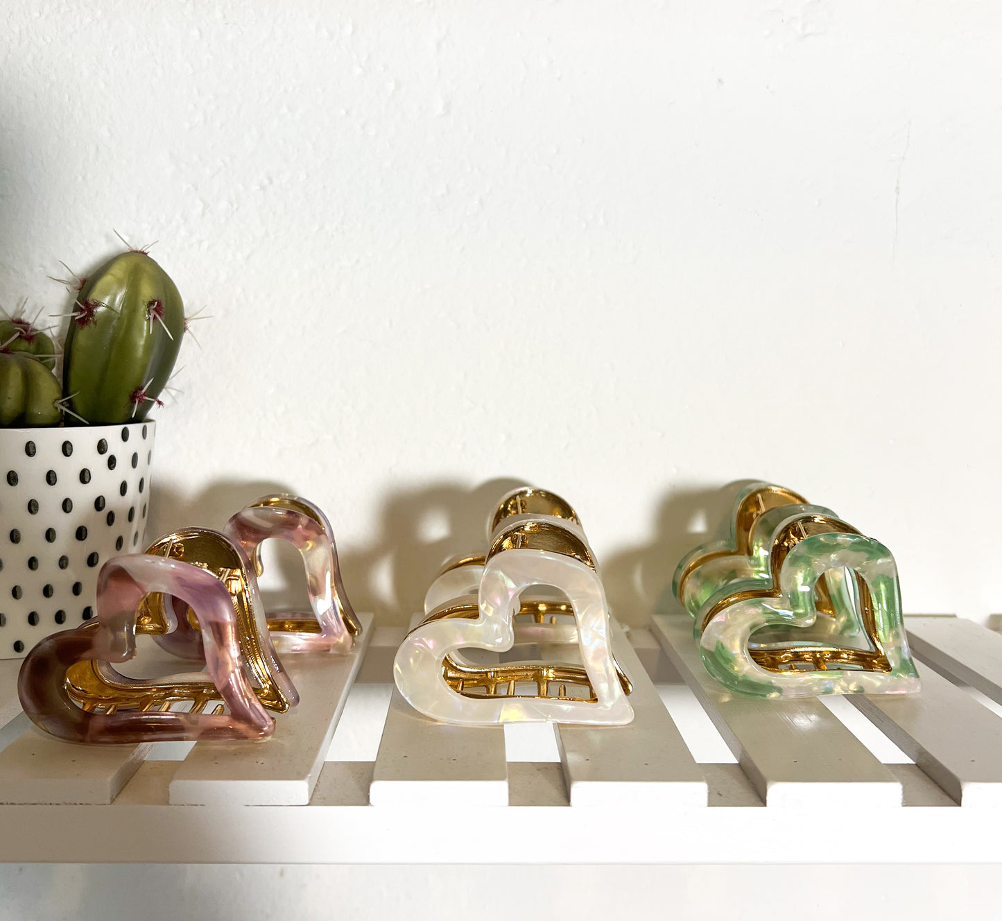 Haarklammer „golden heart“